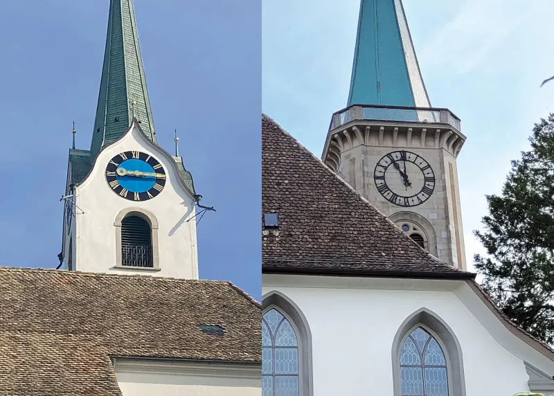 Zwei Kirchen (Foto: Wolf Seemann)